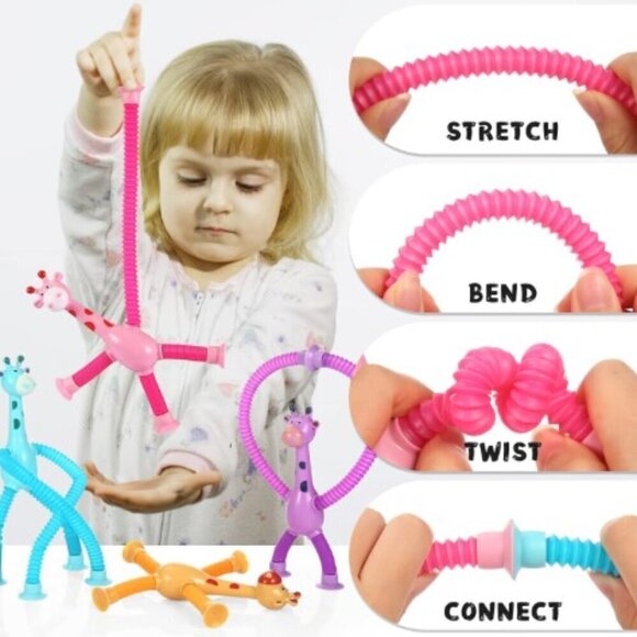 GIRAFFE SENSORY FIDGET TUBES 4 - Picture 2 of 7